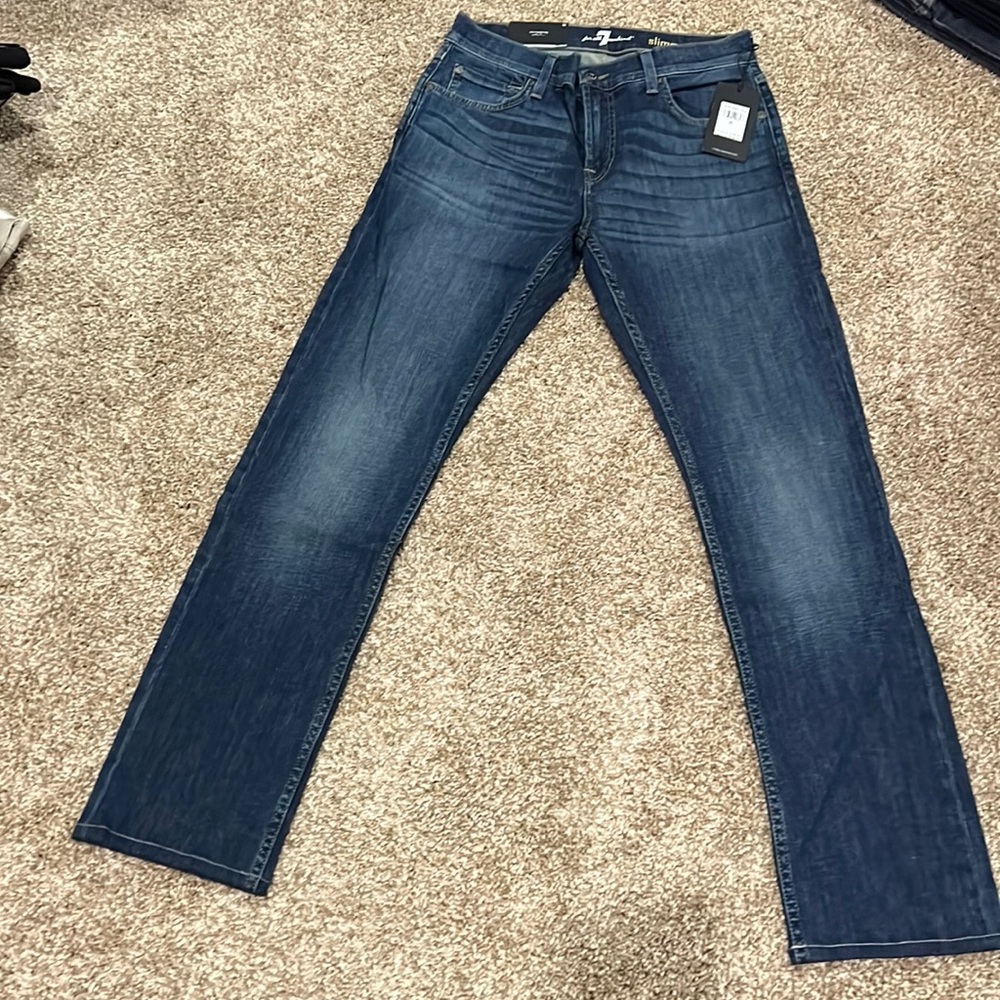 For all 7 mindkind slim straight leg size 30
